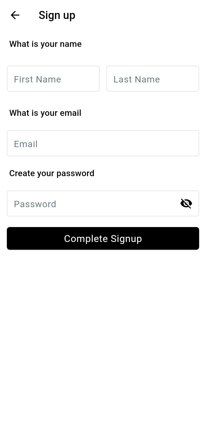 Sign up