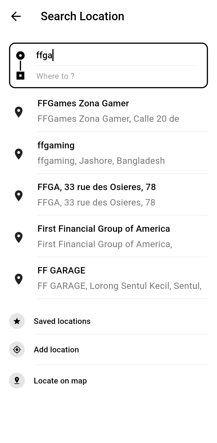 Search Location