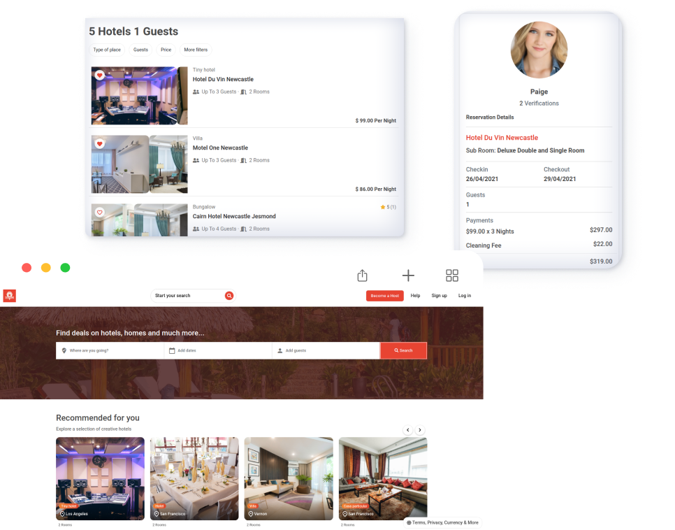 Hotel Booking script