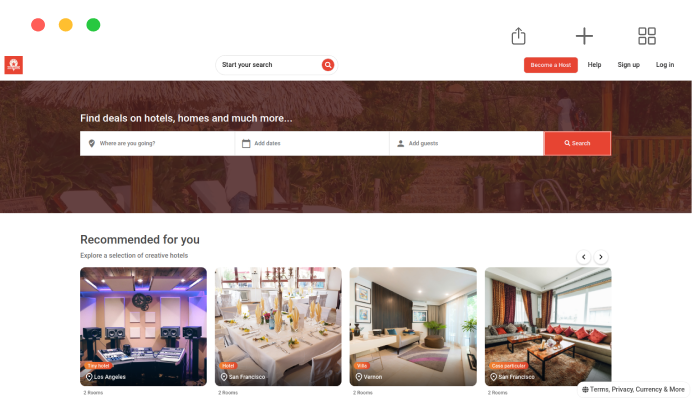 booking.com clone software