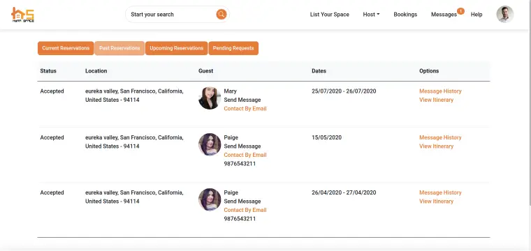 peerspace clone script